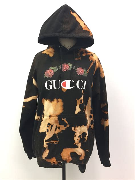 gucci hoodue|gucci distressed hoodie.